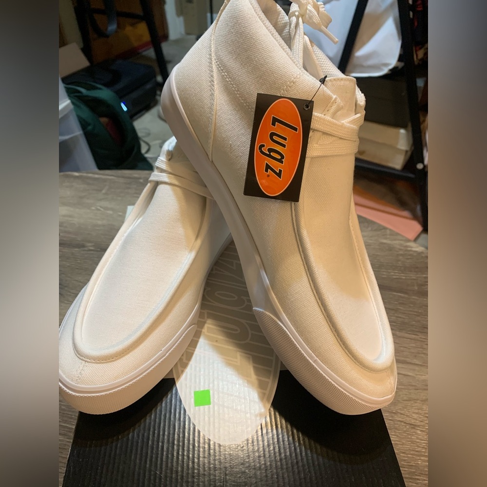 Lugz Men's Strider 2 Classic White Sneakers Size 12 NWT